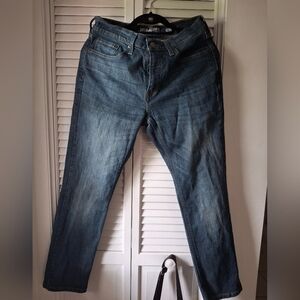 Signature by Levi Strauss Washed Blue Slim Straight Jeans